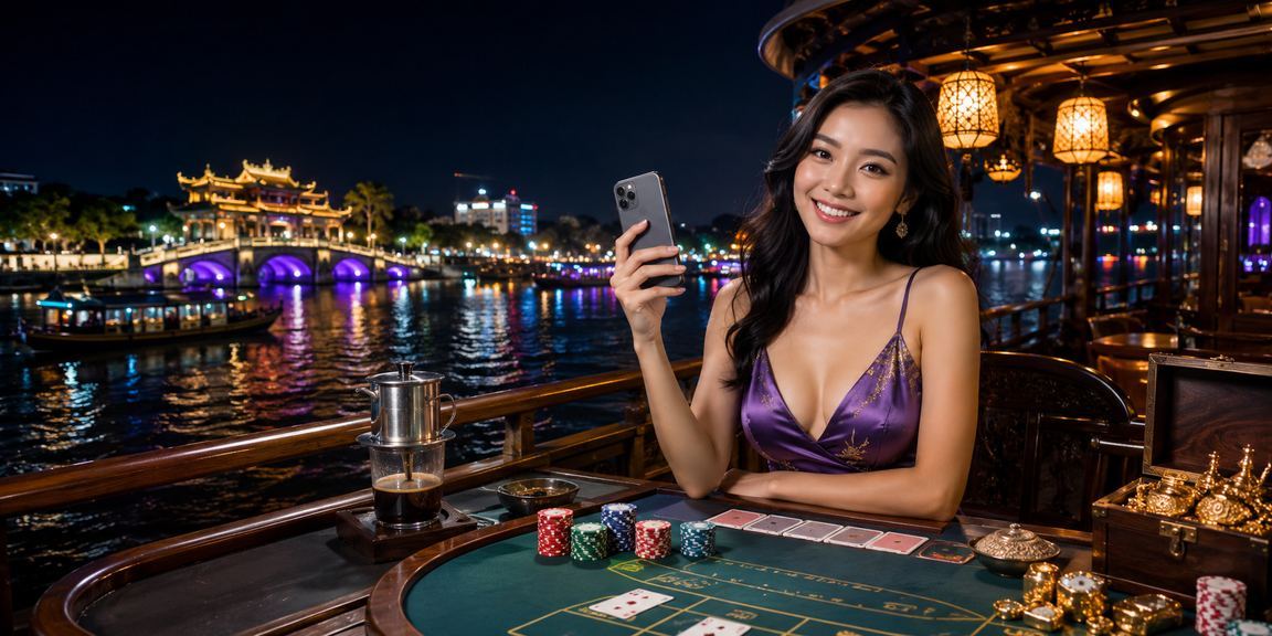 Bàn baccarat tại Huế minh họa nhóm live casino trên trang chủ 2125